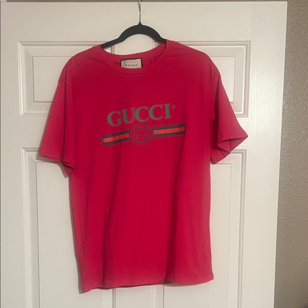 Gucci Women's Red Short Sleeve Tee